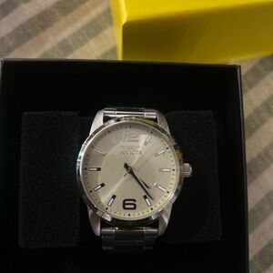 Invicta Silver and Black Watch